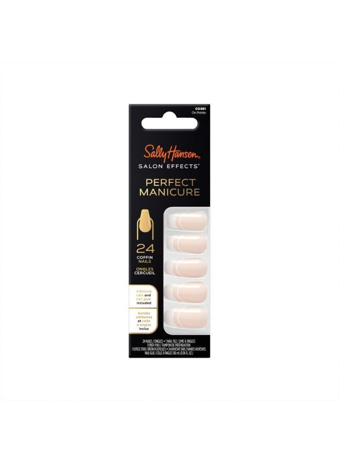 Sally Hansen Salon Effects Perfect Manicure Press on Nails on Pointe & Salon Effects Perfect Manicure Press on Nails a La Mode & Salon Effects Perfect Manicure Press on Nails Only Have Ice for You & Salon Effects Perfect Manicure Press on Nails Affairy to Remember Bundle - Image 2